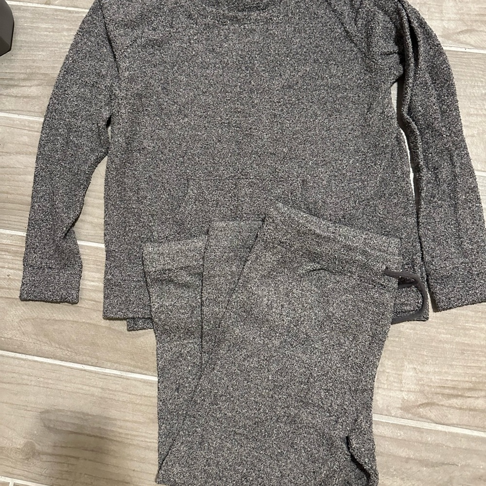 Two piece sweater jumpsuit